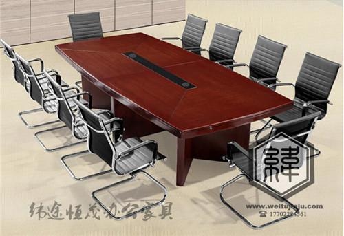新款会议桌图片,会议桌厂家定做,会议桌 天津纬途恒茂办公家具销售