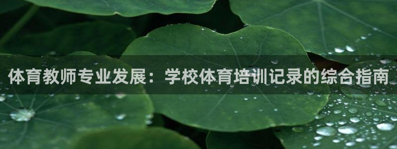 耀世集团董事长是谁啊：体育教师专业发展：学校体育培训