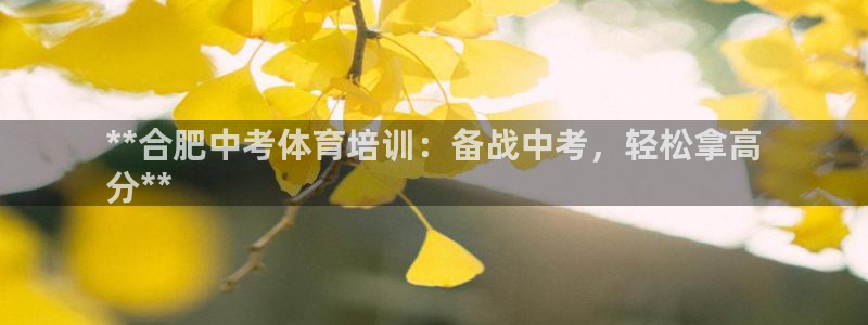 耀世辉煌：**合肥中考体育培训：备战中考，轻松拿高

