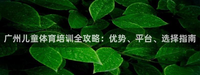 耀世盛典手游下载官网：广州儿童体育培训全攻略：优势、