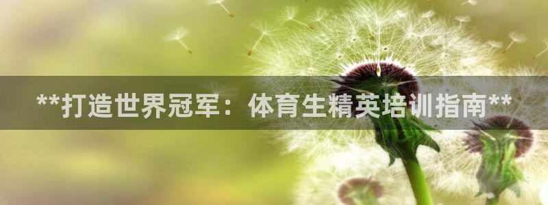 耀世娱乐扣款是7IIII扣什么：**打造世界冠军：体