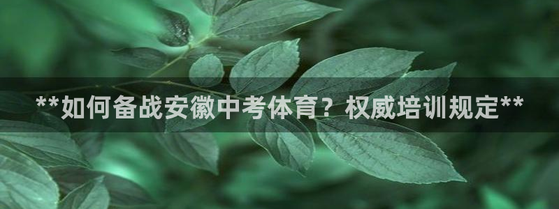耀世平台注册最新地址查询：**如何备战安徽中考体育？